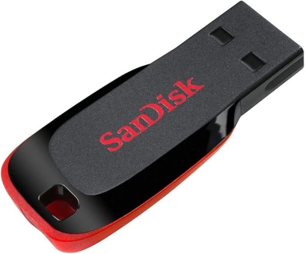 Buy SanDisk Cruzer Blade 64GB USB Flash Drive – ultra-compact, reliable storage for photos, documents, and more. Includes file encryption and USB 2.0 support.
