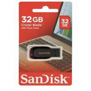 Buy SanDisk Cruzer Blade 16GB USB Flash Drive – ultra-compact, reliable storage for photos, documents, and more. Includes file encryption and USB 2.0 support.