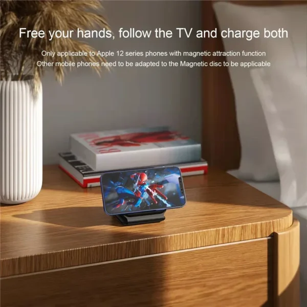 3 in 1  Fast Wireless Charger Foldable for iPhone, Airpods and iWatch - Image 2