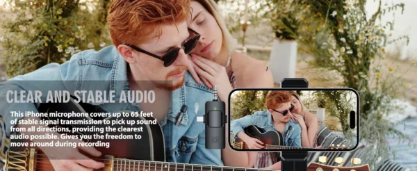 3 in 1 Wireless Lavalier Microphone for iPhone & Android - Image 10