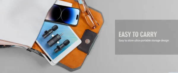 3 in 1 Wireless Lavalier Microphone for iPhone & Android - Image 13