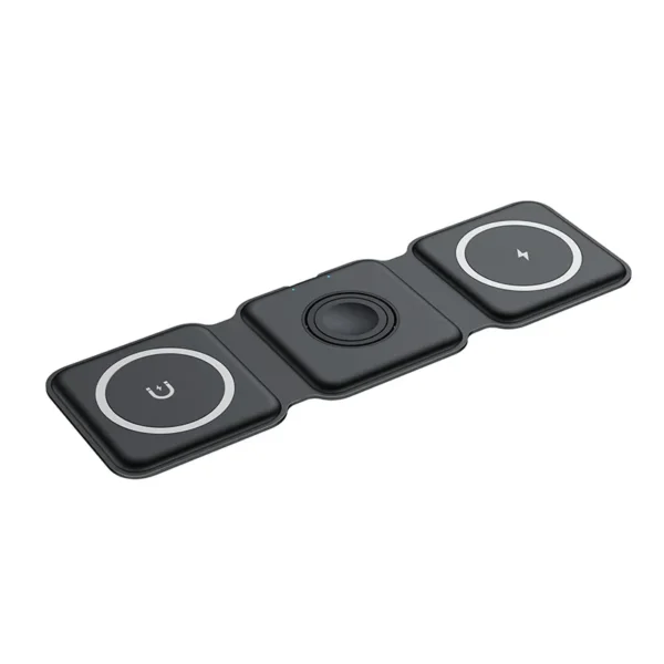 3 in 1  Fast Wireless Charger Foldable for iPhone, Airpods and iWatch - Image 8