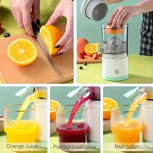 Portable Electric Juicer USB Charging Orange Lemon Fruit Blender Mini Household Juice Squeezer Mixer Citrus Juicer for Travel - Image 3