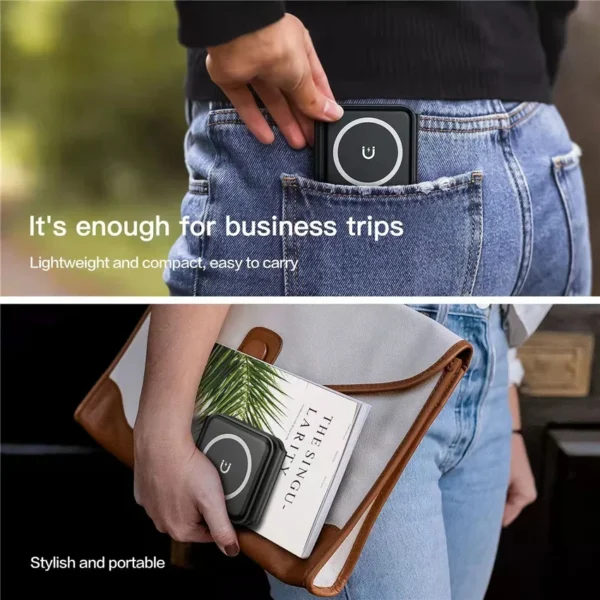 3 in 1  Fast Wireless Charger Foldable for iPhone, Airpods and iWatch - Image 4