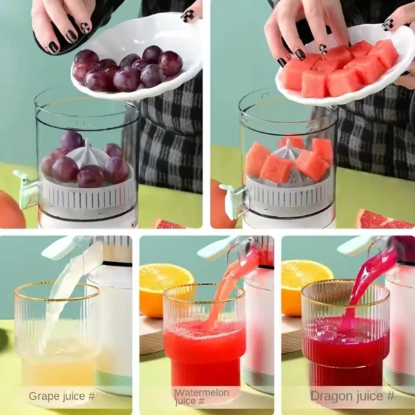 Portable Electric Juicer USB Charging Orange Lemon Fruit Blender Mini Household Juice Squeezer Mixer Citrus Juicer for Travel - Image 9