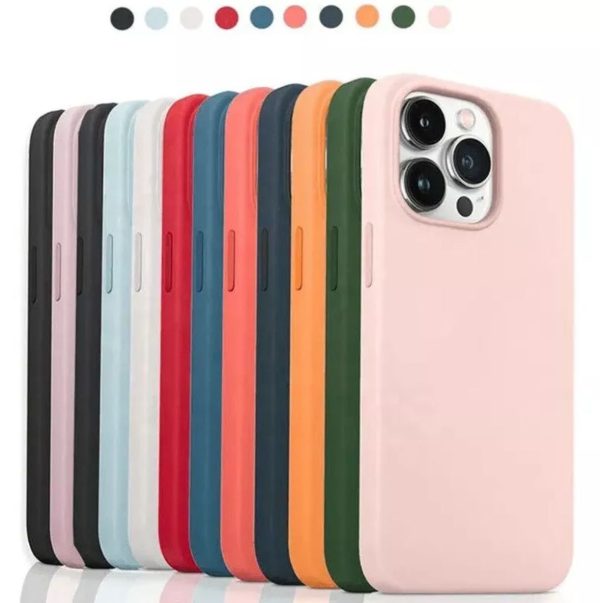 Buy a soft silicone shockproof case for iPhone 16, 15, 14, 13, 12, 11, XR, XS & Pro Max. Durable, colorful, anti-drop iPhone cover with slim design & perfect fit.