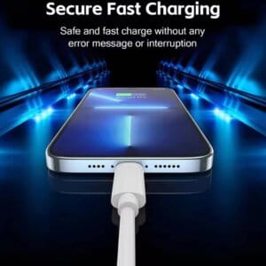 fast iPhone charger, USB-C to Lightning cable, iPhone fast charging cable, high-speed data transfer cable, Apple charger cable, durable iPhone cable, anti-break Lightning cable, overvoltage protection cable, iPhone accessories Ghana, Frantaben charger