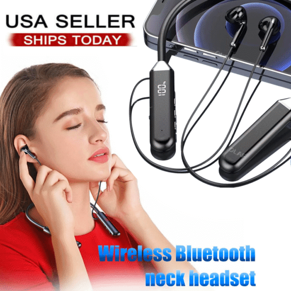JBI NE-013 Wireless Neckband Headset - Image 4