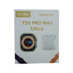 T55 Pro Max Ultra Smart Watch Series 10
with AirPod