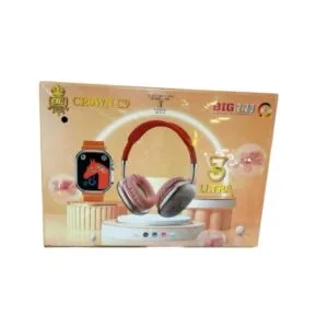 CROWN C9 Ultra 2 Smartwatch & Wireless Headphone