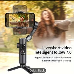 Alternative view of AOCHUAN XE 3-Axis Handheld Gimbal Stabilizer with Foldable Design, Smartphone Video Recorder for iPhone, Xiaomi, And for Samsung, Wireless, Rechargeable Battery, Dual Use, Gimbal For Phone