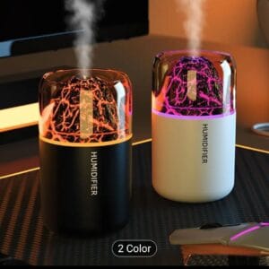 Compact USB-Powered Humidifier & Car Fragrance Diffuser - Quiet Operation, Portable ABS Plastic Aromatherapy Machine for Home, Office, Car -10/41/45/50dB Sound Levels, White, Home Humidity Solution, Modern Aesthetic, Durable Construction, Office Workers