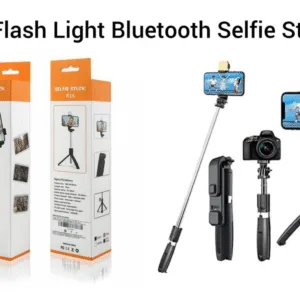 Alternative view of Bluetooth Selfie Stick Tripod Desktop Stand, Phone Holder, Wireless Remote Shutter, for iPhone Android, Option with Fill Light