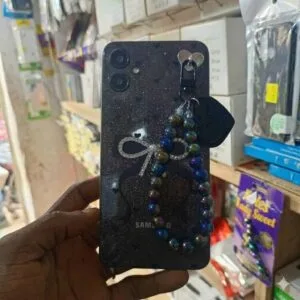 Alternative view of Cute Floral Beaded Phone Case with Wrist Charm